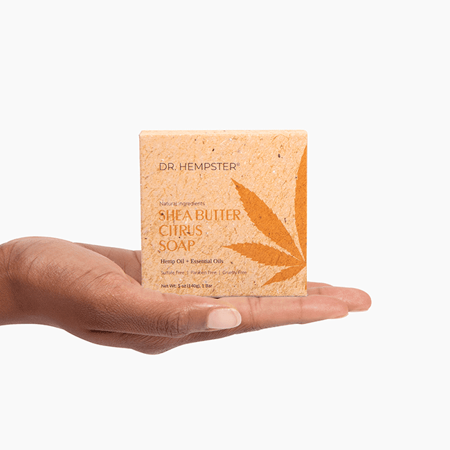 Moisturizing Hemp & Shea Butter Citrus Soap