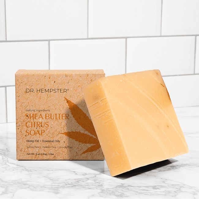 Moisturizing Hemp & Shea Butter Citrus Soap