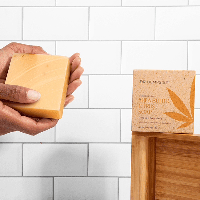 Moisturizing Hemp & Shea Butter Citrus Soap