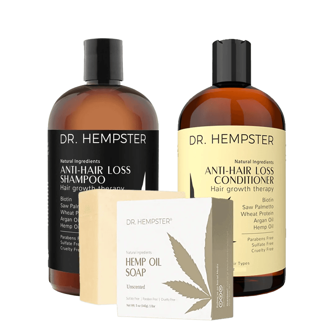 Hair Loss Shampoo & Conditioner and Unscented Soap Kit